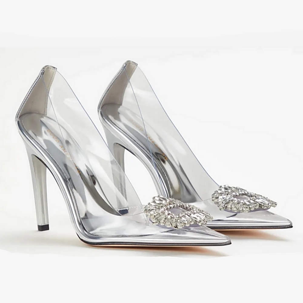 Good American Cinder-Rella Pumps Size 12